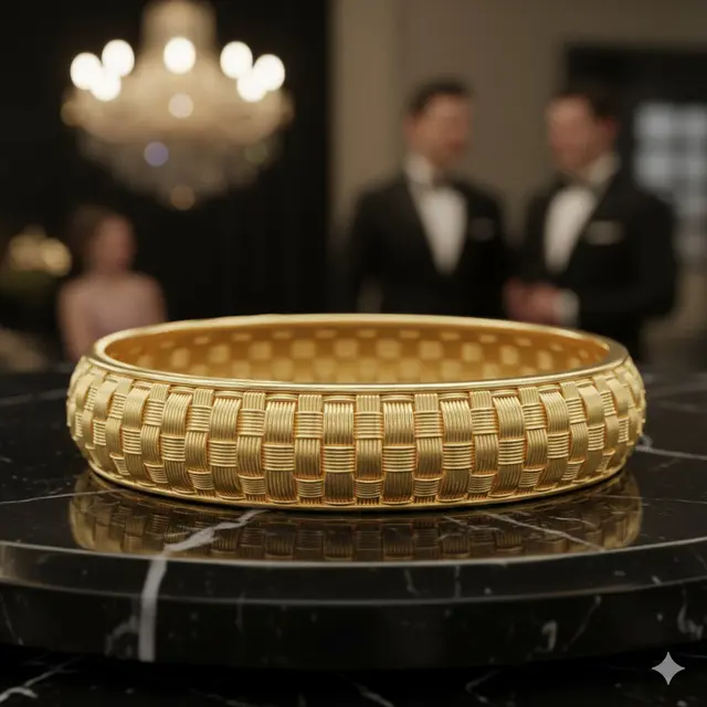 Gelang emas bangle (Foto: Gemini AI)