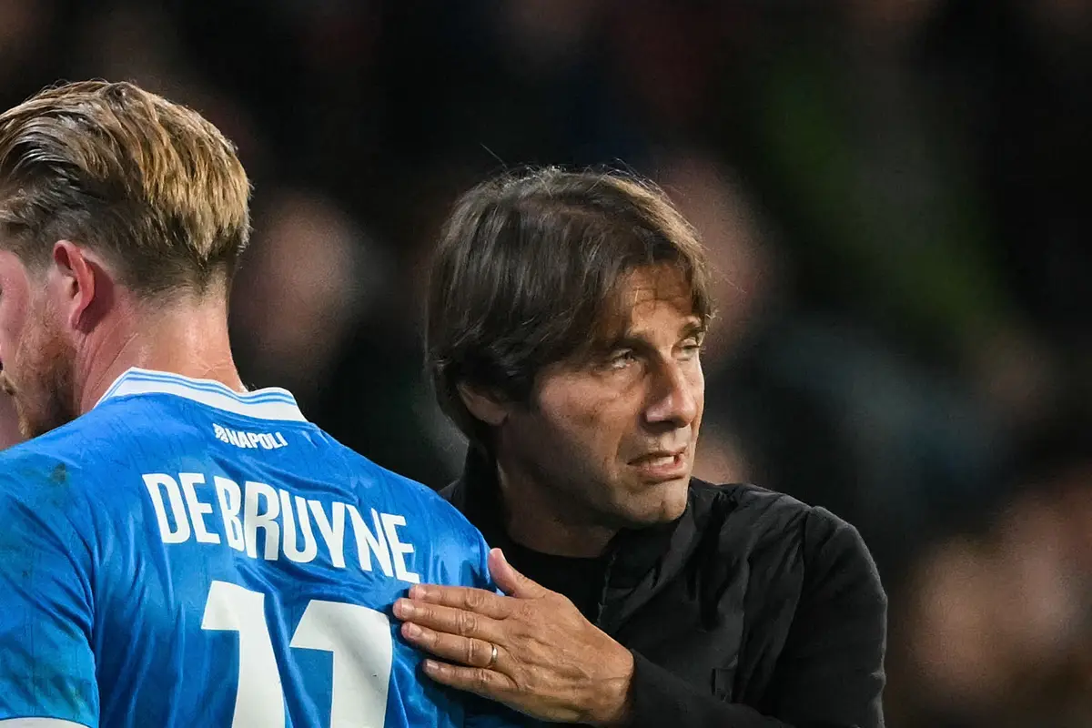 Kevin De Bruyne dan Antonio Conte