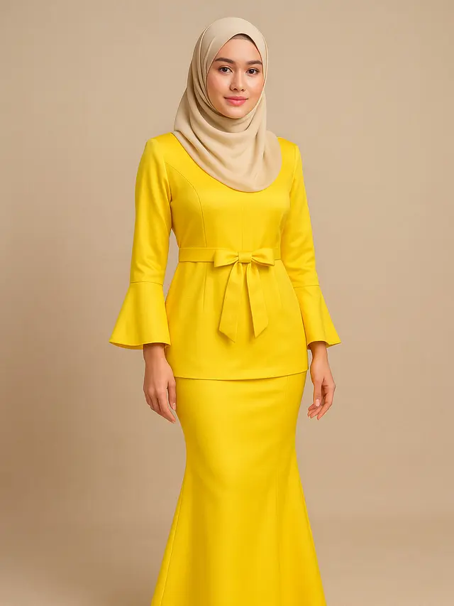 Dress Kurung Melayu Hijab