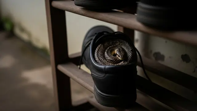 Jenis Ular yang Sering Masuk ke Dalam Sepatu Tanpa Disadari