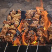 Ilustrasi sate./Copyright pexels.com/@samerdaboul