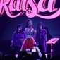 Raisa saat tampil dalam Mocosik