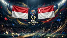 Ilustrasi Timnas Indonesia Vs Singapura, FIFA ASEAN Cup 2026. (Bola.com/AI)