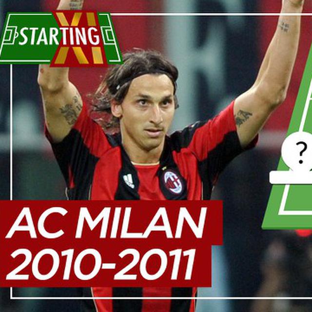 Motion Grafis Starting Xi Ac Milan Saat Meraih Serie A 2010 2011 Zlatan Ibrahimovich Di Antaranya Dunia Bola Com