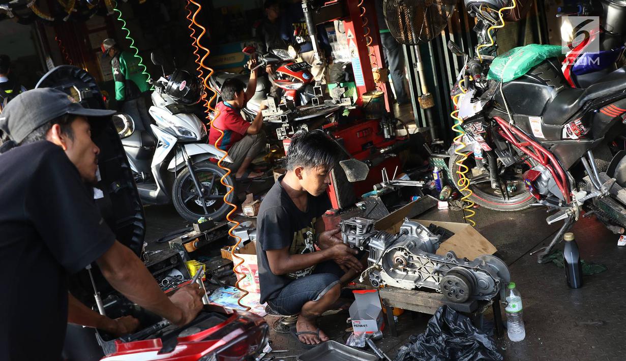 Bengkel Motor Kebanjiran Order Bisnis Liputan6 Com