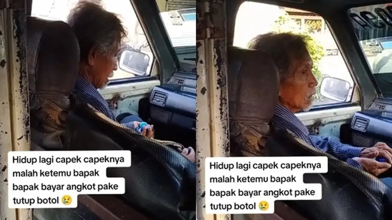 Kisah Seorang Kakek Tak Sanggup Bayar Angkot, Untung Sopirnya Pengertian