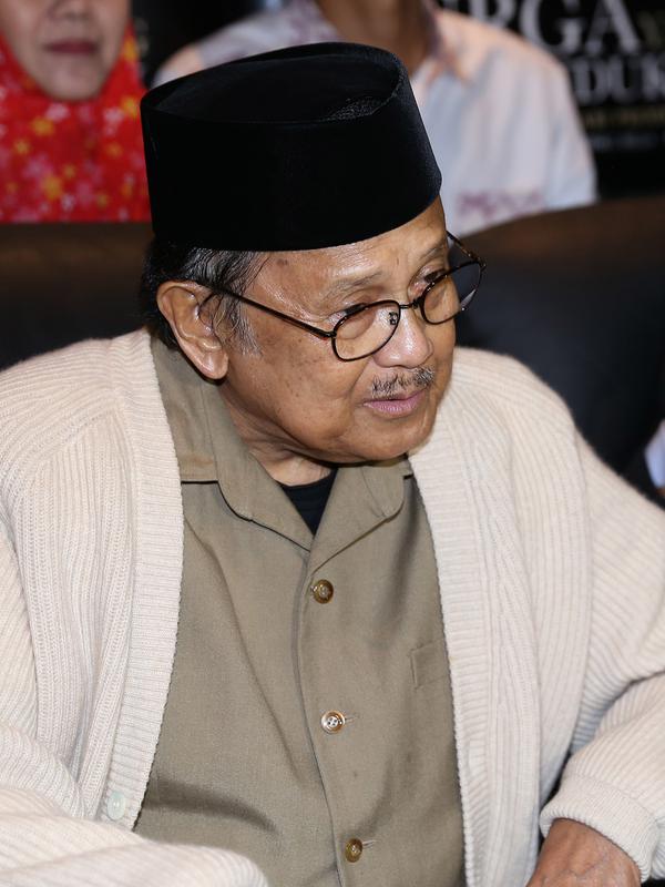 BJ Habibie berharap kalau film tanah air bisa diapresiasi semua kalangan. (Galih W. Satria/Bintang.com)