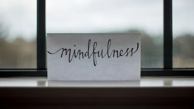 Ilustrasi meditasi, menenangkan diri