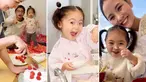 Momen Seru Kimono Mom Youtuber Asal Jepang Saat Masak Bersama Putri Kecilnya Yang Menggemaskan