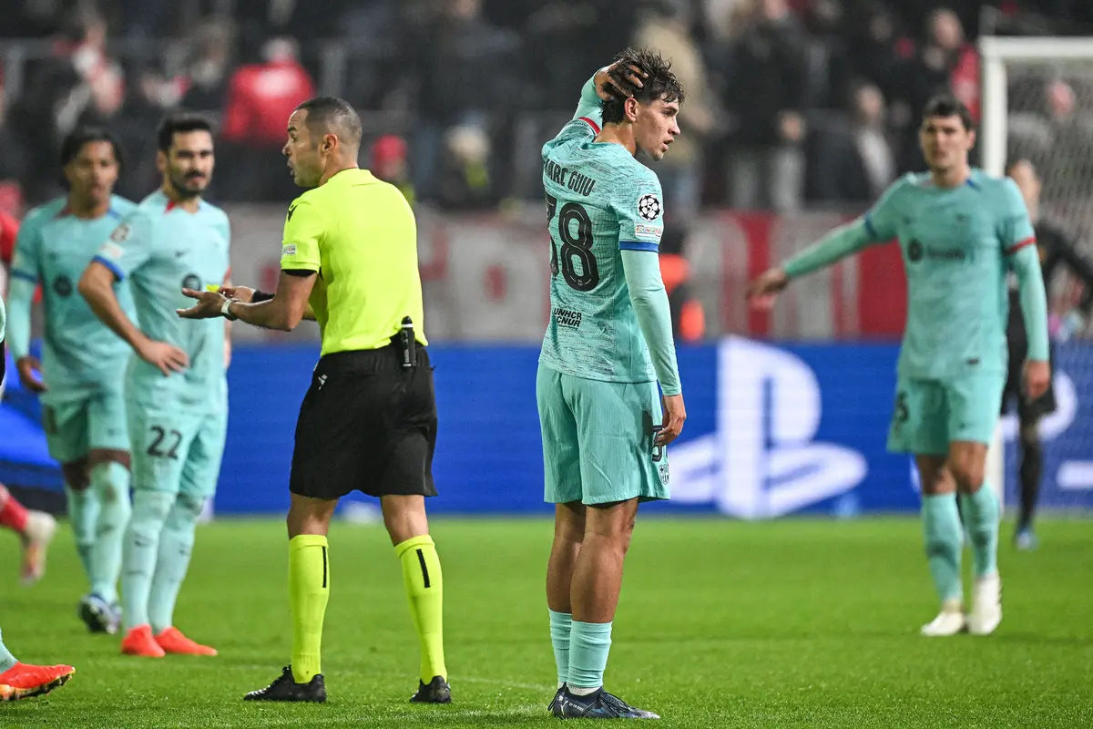 Foto: Habis Cetak Gol di Stadion Manahan, Marc Guiu Catatkan Gol Peradana di Liga Champions Bareng Barcelona