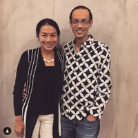Dewi Lestari - Reza Gunawan (Foto: Instagram/@rezagunawan)