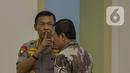 Kapolri Jenderal Pol Idham Azis saat menghadiri rapat terbatas di Istana Kepresidenan Bogor, Jakarta, Selasa (4/2/2020).Ratas tersebut membahas kesiapan menghadapi dampak virus Corona. (Liputan6.com/Faizal Fanani)