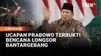 Presiden Prabowo Subianto telah mengingatkan ancaman bencana longsor di Bantargebang, Bekasi, dalam pidatonya di Istana pada 20 Oktober 2025. Dia mengingatkan kondisi tumpukkan sampah sudah mencapai 55 juta ton.