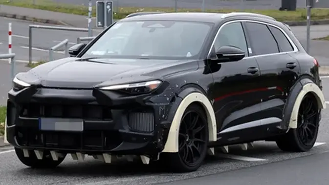 Spyshot: Wujud Unik Prototipe Porsche Macan Berbalut Kulit Dinosaurus