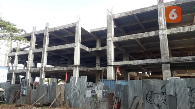 Kondisi terakhir pembangunan Rumah Sakit Batua Makassar (Liputan6.com/ Eka Hakim)