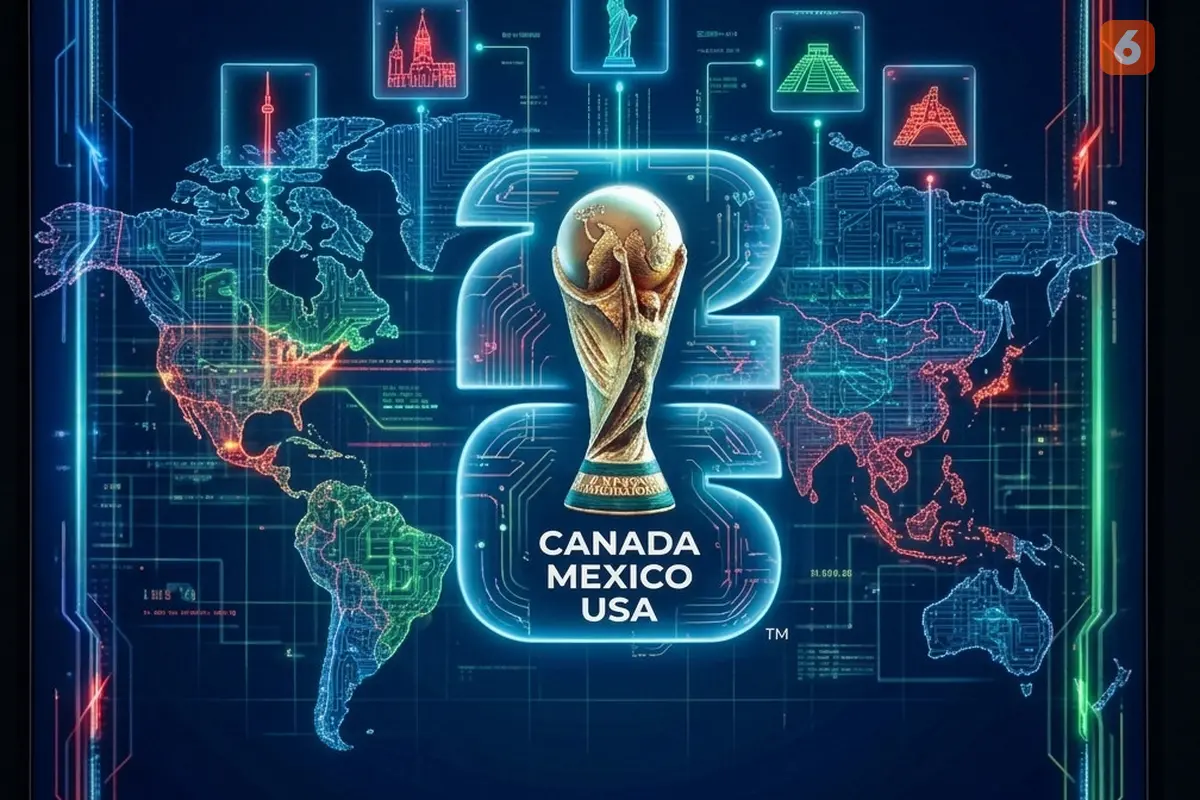 Ilustrasi Piala Dunia 2026. (Bola.com/Gemini)