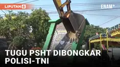 Puluhan Tugu Perguruan Silat Dibongkar Polisi