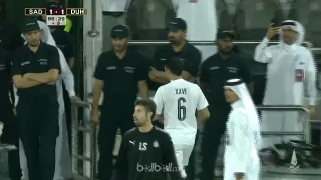 Xavi Hernandez diganjar kartu merah saat Al-Sadd menyerah 2-1 dari Al-Duhail pada final Piala Qatar usai memprotes keras keputusan...