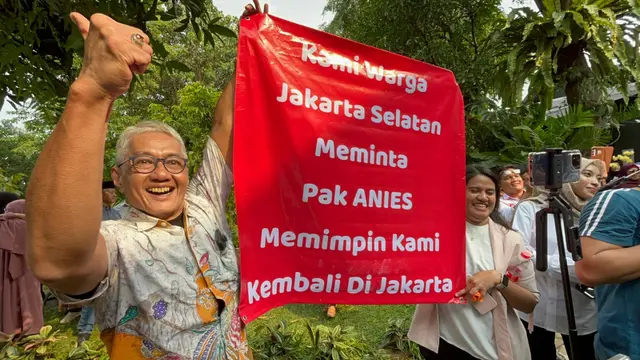 Warga Datangi Rumah Anies Baswedan, Minta Maju Lagi di Pilgub Jakarta 2024
