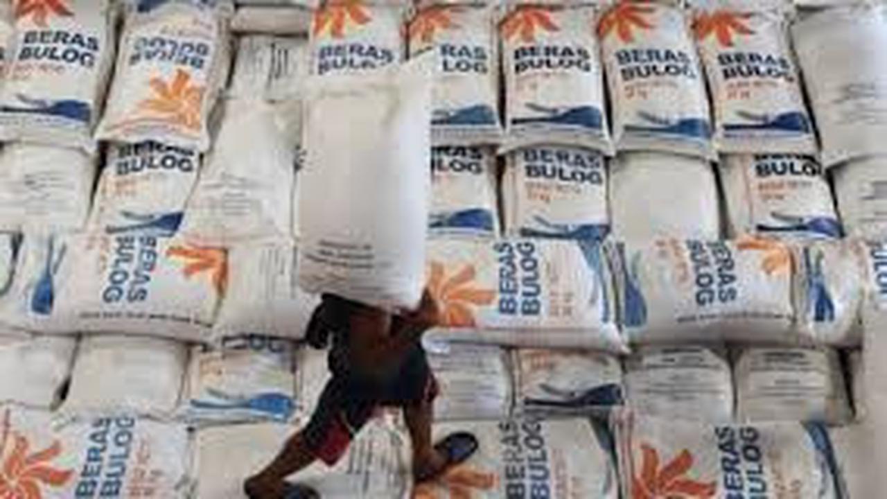 Ilustrasi beras Bulog (Istimewa)