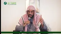 Syekh Ali Jaber saat berdakwah. (Yayasan Syekh Ali Jaber via YouTube Syekh Ali Jaber)