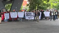 Mahasiswa di Makassar Gelar Aksi Damai Dukung Pengesahan UU TNI