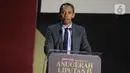 Pemimpin Redaksi Liputan6.com, Titis Widyatmoko mengatakan Anugerah Liputan6 2025 adalah bentuk penghargaan kepada institusi maupun korporasi inspiratif yang terus menyalakan semangat perubahan. (Liputan6.com/Helmi Fithriansyah)