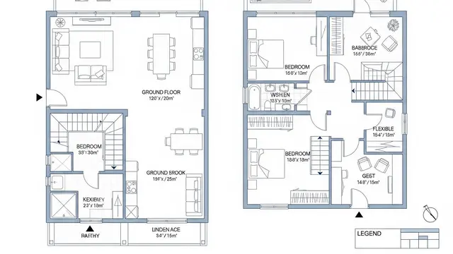 Denah Gambar Rumah Minimalis Ukuran 6x12 (Image by Gemini AI)