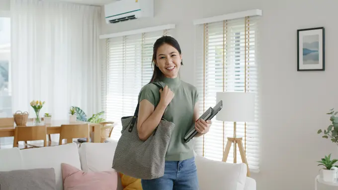 wanita januari santai