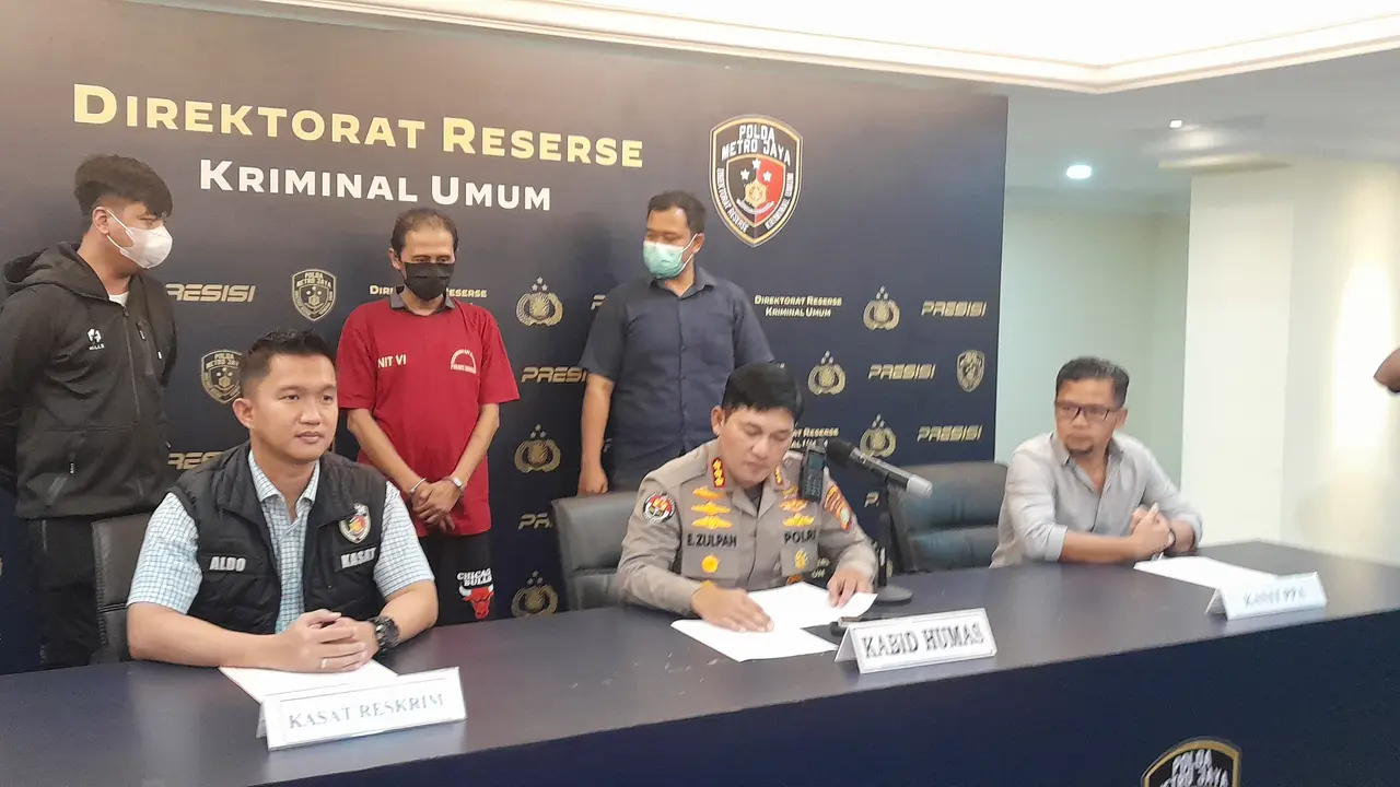 Kabid Humas Polda Metro Jaya, Kombes Pol Endra Zulpan saat konferensi pers, Kamis (8/9/2022).