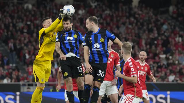 Hasil Benfica vs Inter Milan di Liga Champions