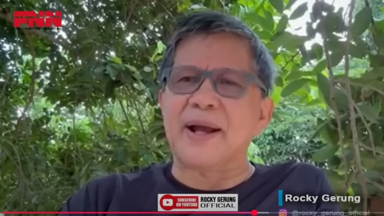 Rocky Gerung Tantang Fadli Zon Datang ke Komunitas Seni untuk Klarifikasi dan Perdebatkan Lukisan Yos Suprapto