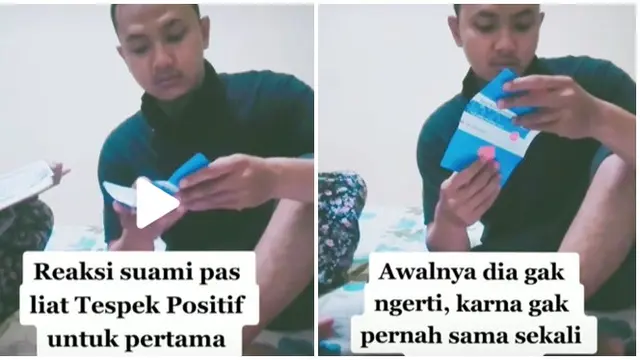 Viral Suami Menangis saat Tahu Istrinya Hamil, Usai Menanti Lebih dari 5 Tahun