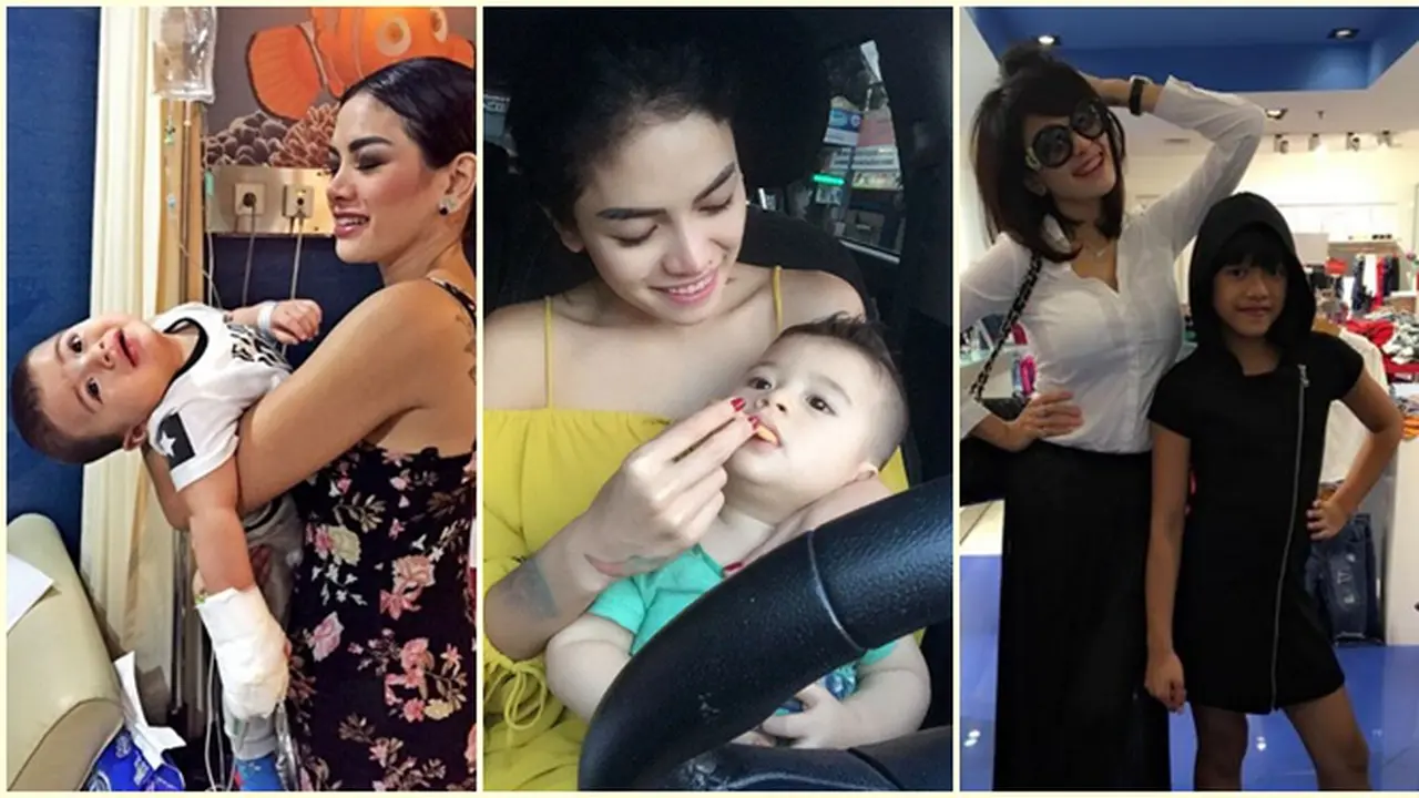 [Bintang] Nikita Mirzani dan anak-anak