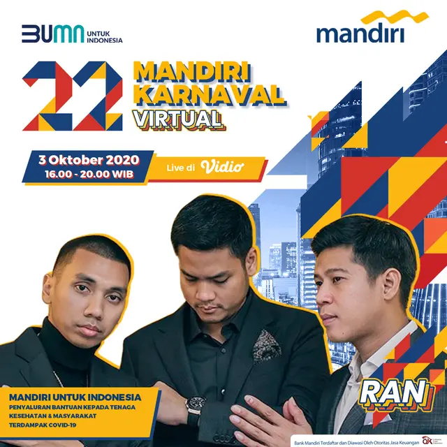RAN tampil di Mandiri Karnaval 2020.