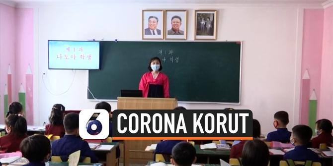 VIDEO: Sempat Tutup karena Corona, Sekolah di Korut Kembali Dibuka