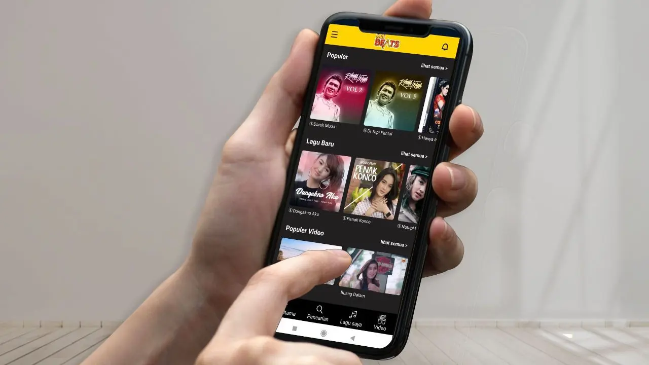 Aplikasi streaming musik Indosat Ooredoo, IMBeats (Dok. Indosat Ooredoo)