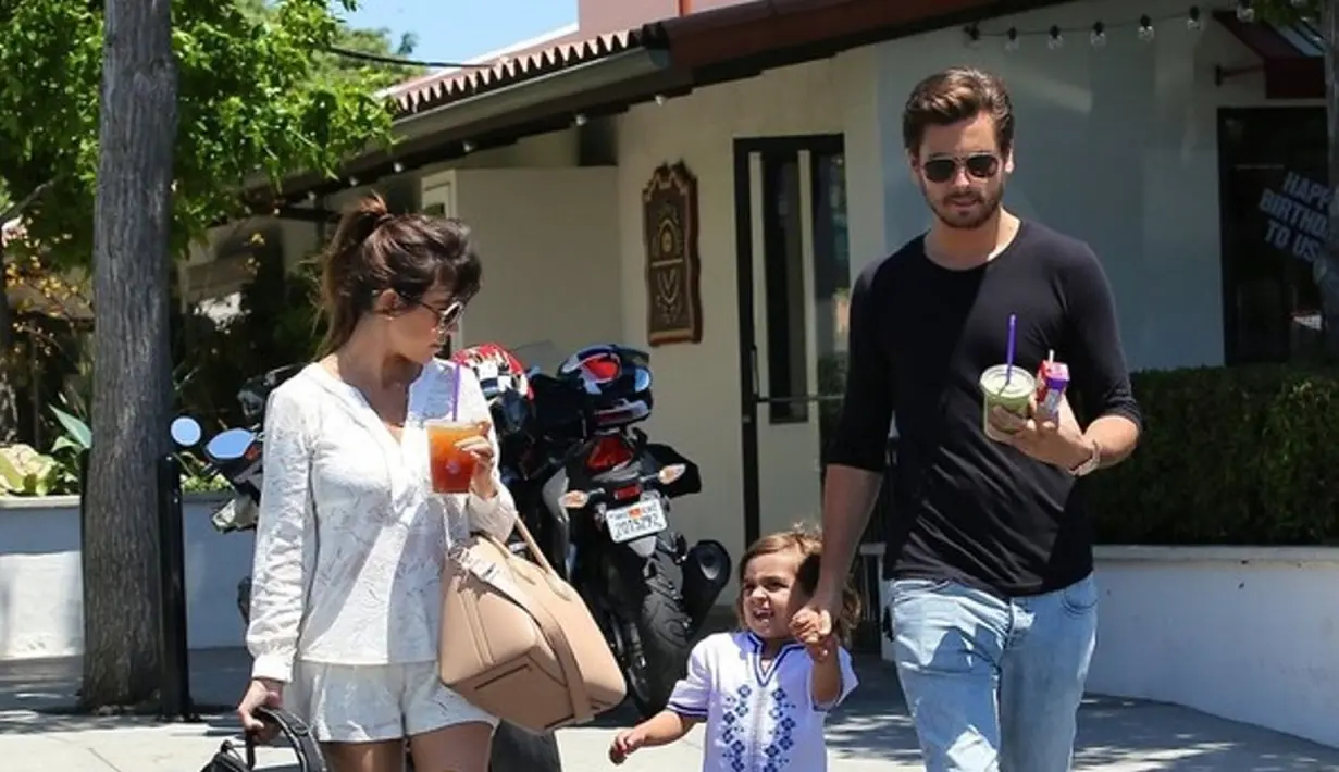 Tempat ulang tahun Mason sangat besar sehingga Scott dan Kourtney tak perlu bertemu terlalu sering. (Zimbio)