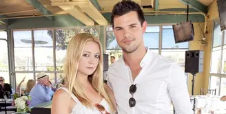 Kabar meyedihkan datang dari pasangan Billie Lourd dan Taylor Lautner yang telah mengakhiri hubungannya. Selama delapan bulan merajut kasih, pasangan ini harus merelakannya untuk kandas di tengah jalan. (AFP/Bintang.com)