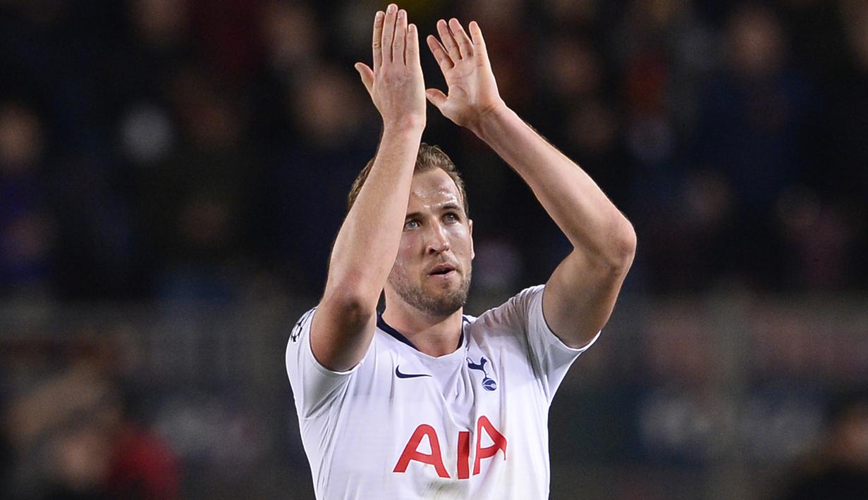 10. Harry Kane (Tottenham Hotspur) - 14 Gol. (AFP/Josep Lago)