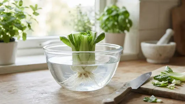 Cara Menanam Sayuran dari Sisa Dapur di Air