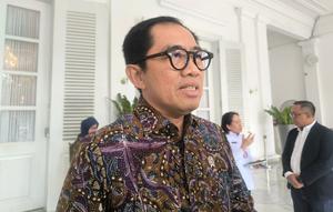 Wakil Menteri Perindustrian (Wamenperin) Faisol Riza di Balai Kota DKI Jakarta, Rabu (15/10/2025). (Liputan6.com/Winda)