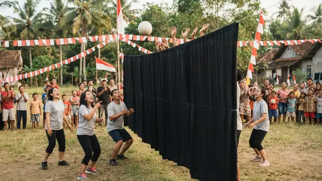 Lomba Kemerdekaan 17 Agustus 1945 HUT RI Ke-81 yang Unik