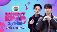 Kolaborasi Afan DA 5 & Kim Jae Hwan di  Acara Dangdut Kpop 29Ther (Dok. Vidio)