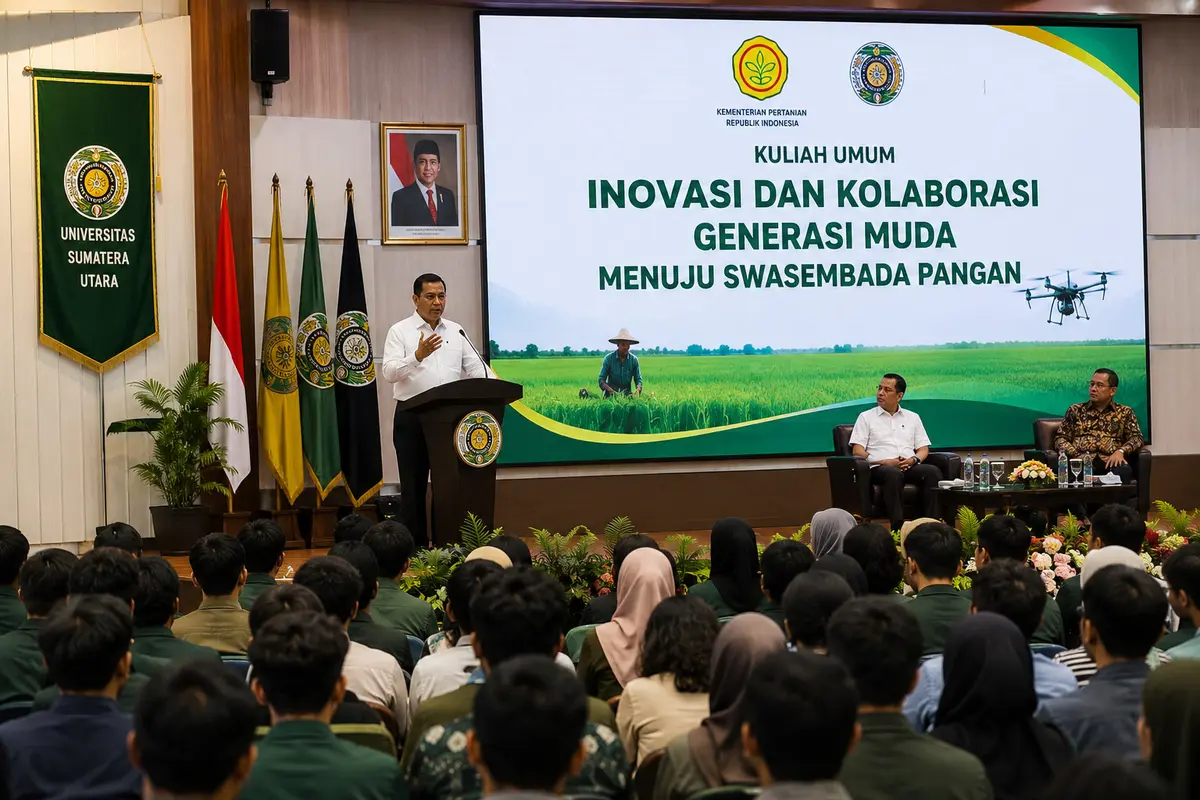Kuliah Umum Swasembada Pangan di USU
