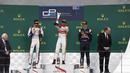 Rio Haryanto di podium pemenang. (GP2 Media Service)