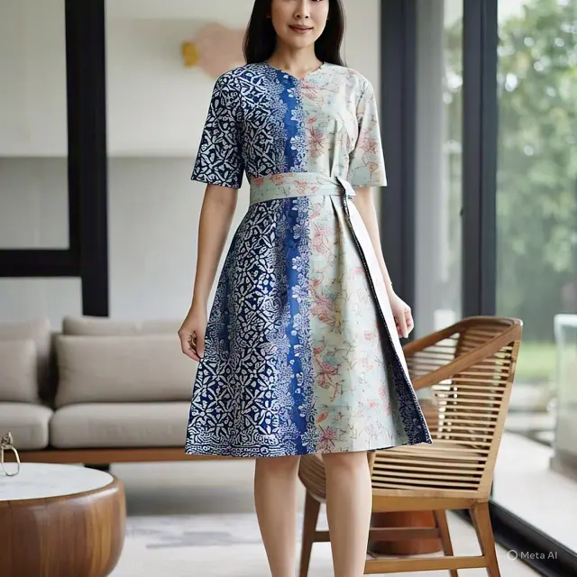 Model Batik Modern Wanita