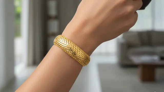 Gelang Emas Model Sisik Naga