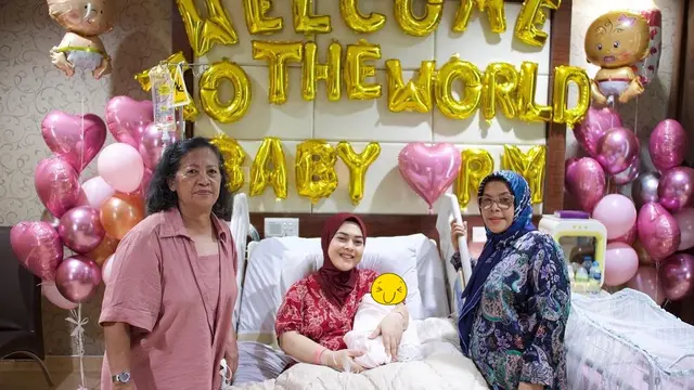 6 Potret Aisyahrani Melahirkan Anak Ketiganya, Tepat di Hari Kemerdekaan