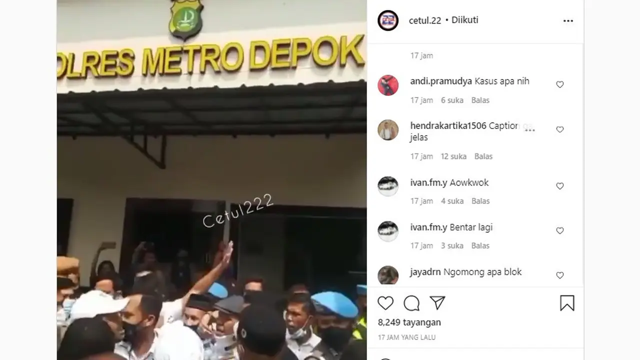 Ormas Geruduk Polres Depok